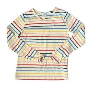 Hanna Andersson Striped Long Sleeve Shirt Girl’s 8